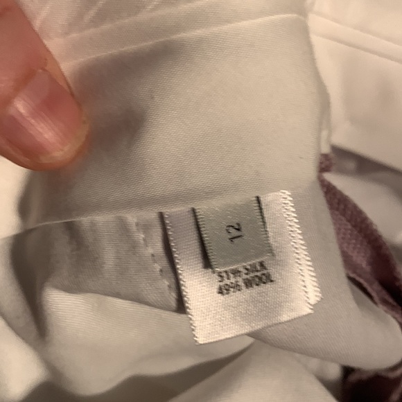 St John NWT silk and wool dream wide leg trouser pants. - Picture 5 of 5